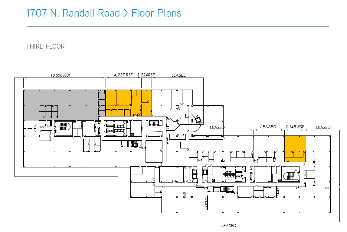 1707 N Randall Rd, Elgin, IL à louer Plan d’étage– Image 1 sur 5