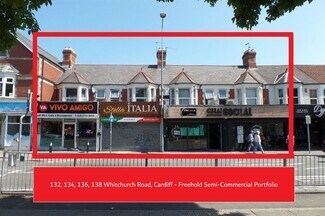 Plus de détails pour 132, 134, 136 and 138 Whitchurch Road – Local commercial à vendre, Cardiff