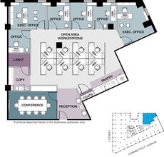 1025 Connecticut Ave NW, Washington, DC à louer Plan d’étage– Image 1 sur 1