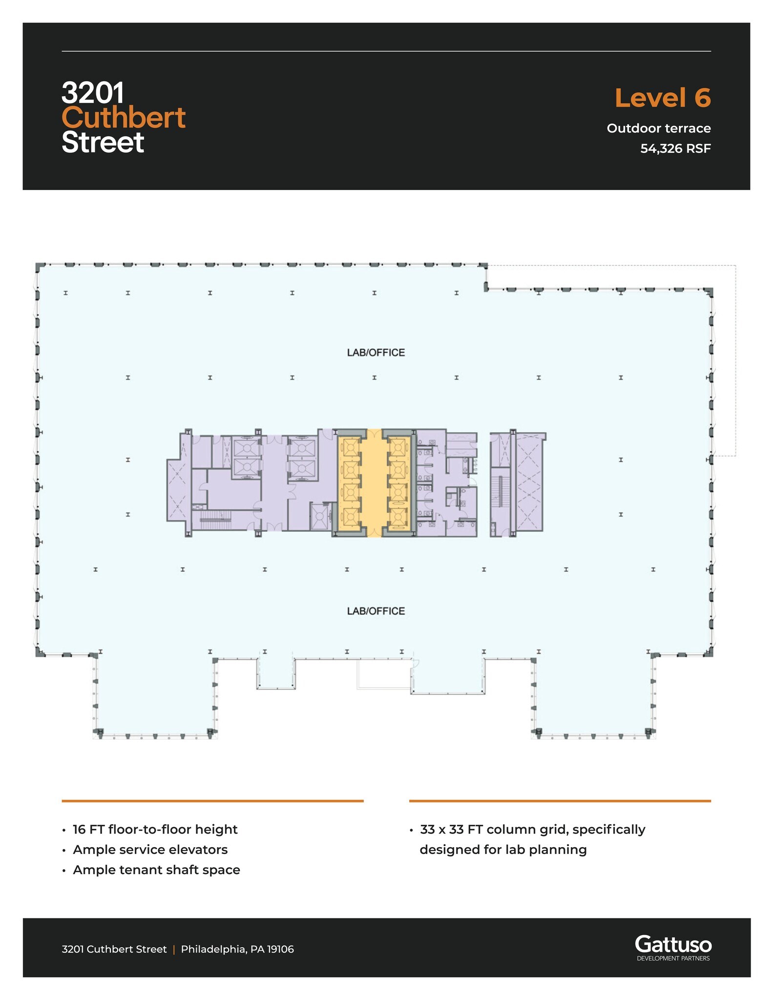 3201 Cuthbert St, Philadelphia, PA à louer Plan de site– Image 1 sur 1
