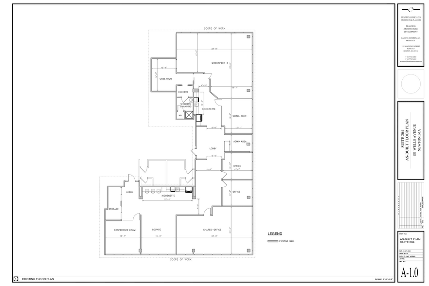 181 Wells Ave, Newton, MA à louer - Plan d’étage – Image 2 sur 7