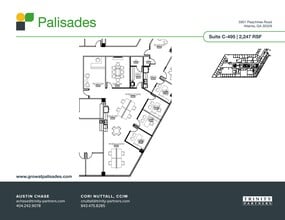 5901 Peachtree Dunwoody Rd NE, Atlanta, GA à louer Plan de site– Image 1 sur 1