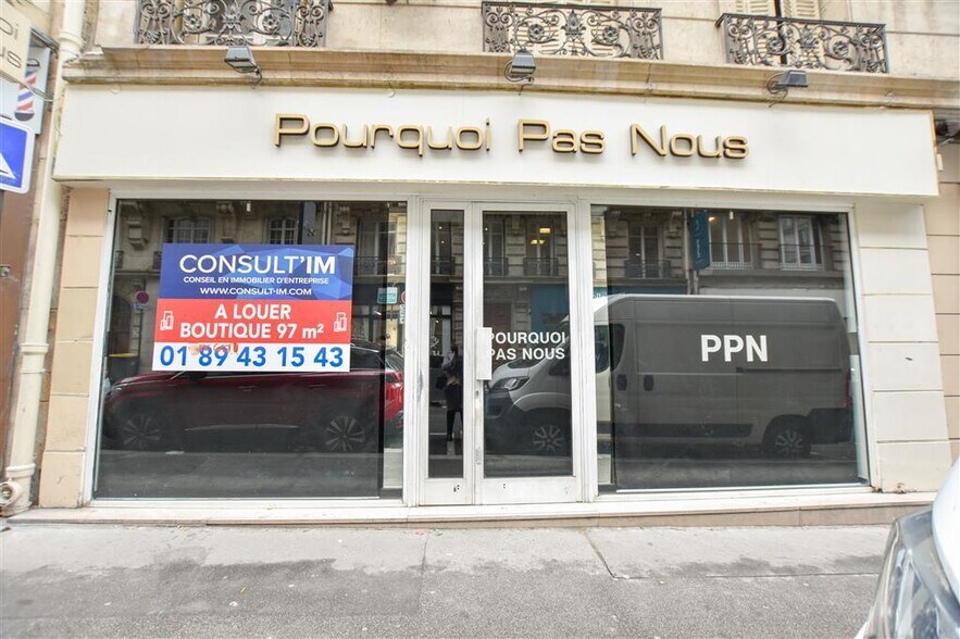 Local commercial dans Paris à louer - Photo de l’immeuble – Image 1 sur 7