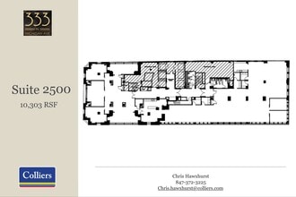 333 N Michigan Ave, Chicago, IL à louer Plan d’étage– Image 1 sur 1