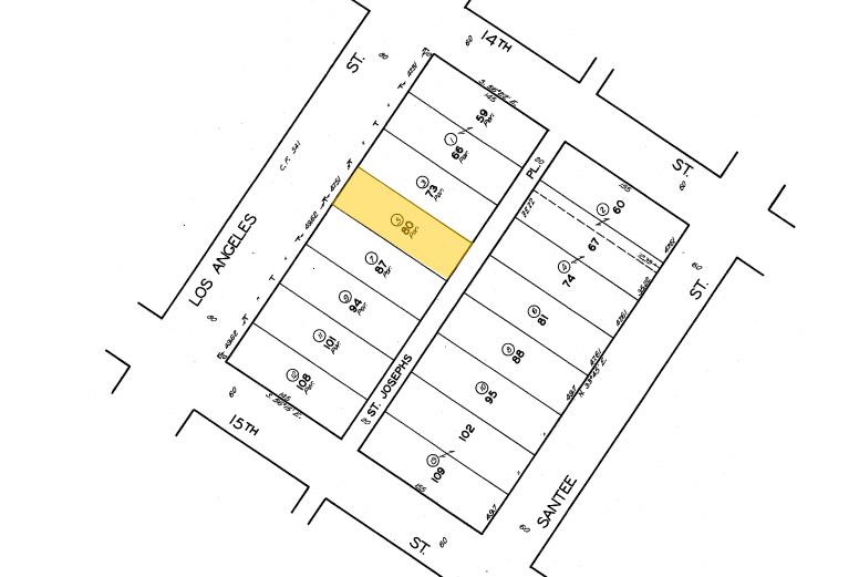 1416 S Los Angeles St, Los Angeles, CA à vendre - Plan cadastral – Image 2 sur 10