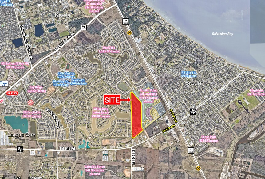 Madrid Lane, League City, TX à vendre - Aérien – Image 2 sur 3
