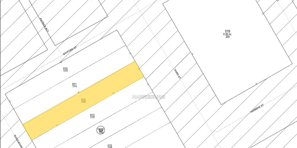 1312 N 3rd St, Harrisburg, PA à vendre - Plan cadastral – Image 3 sur 3
