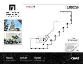 200 S Biscayne Blvd, Miami, FL à louer Plan de site– Image 1 sur 10