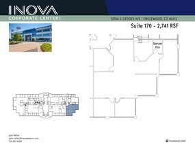 10700 E Geddes Ave, Englewood, CO à louer Plan de site– Image 2 sur 2