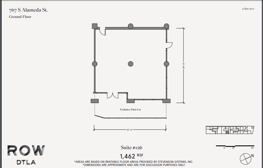 777 S Alameda St, Los Angeles, CA à louer Plan d’étage– Image 1 sur 1