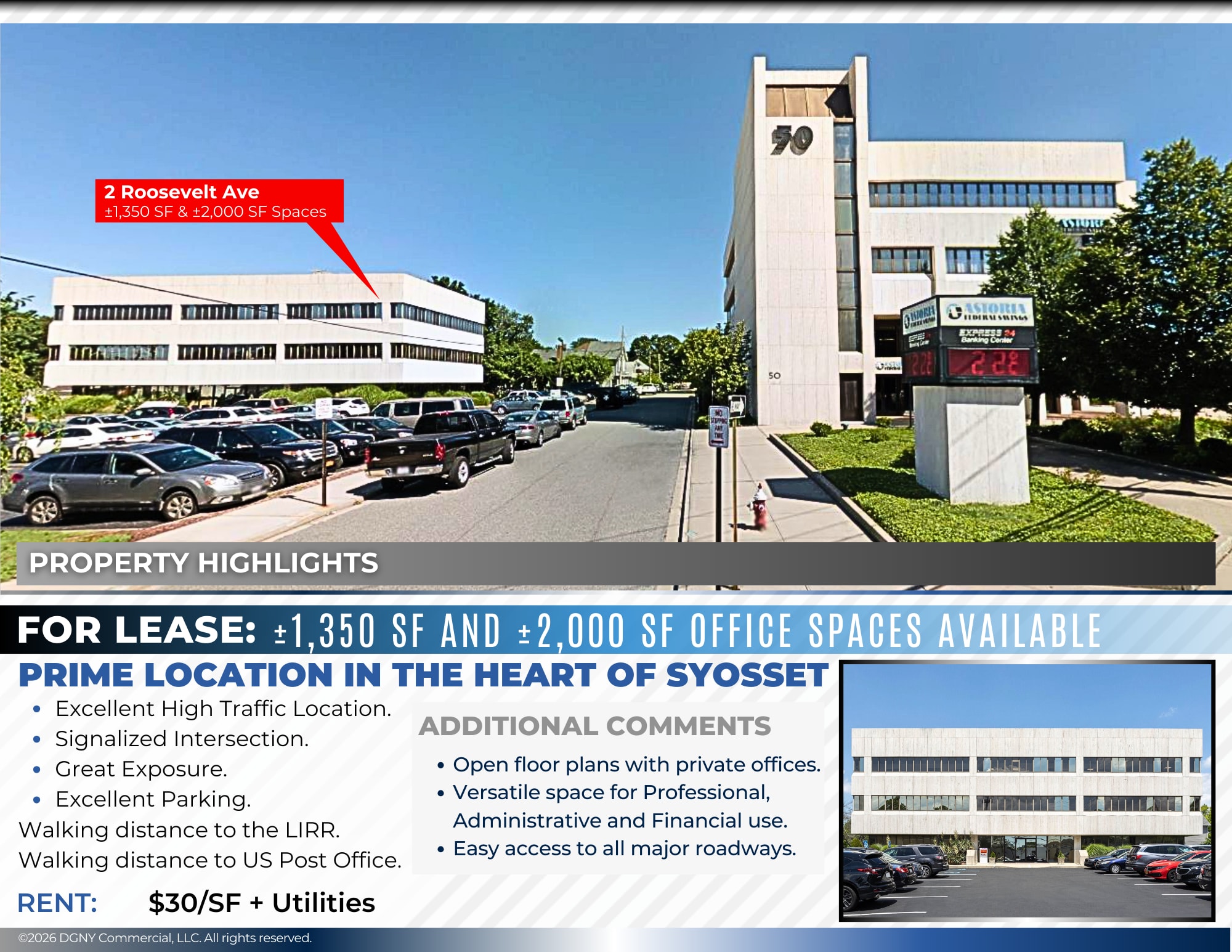 2 Roosevelt Ave, Syosset, NY à louer Photo intérieure– Image 1 sur 3