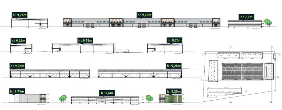 Local d'activités dans Croissy-Beaubourg à vendre - Plan d’étage – Image 2 sur 3