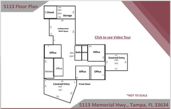 5113 Memorial Hwy, Tampa, FL à louer Plan d’étage– Image 1 sur 1