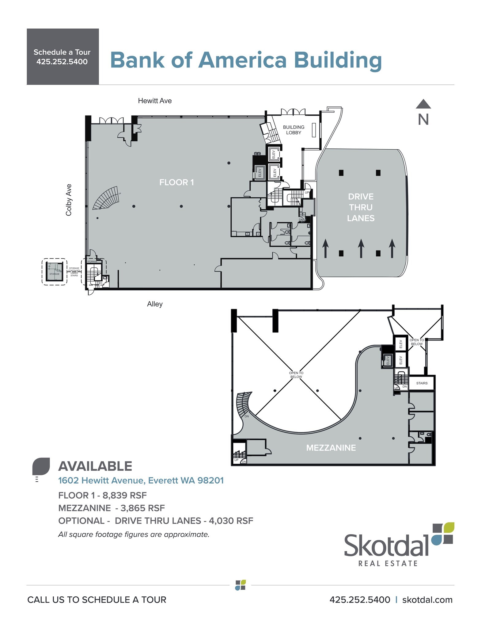 1602-1604 Hewitt Ave, Everett, WA à louer Plan de site– Image 1 sur 1
