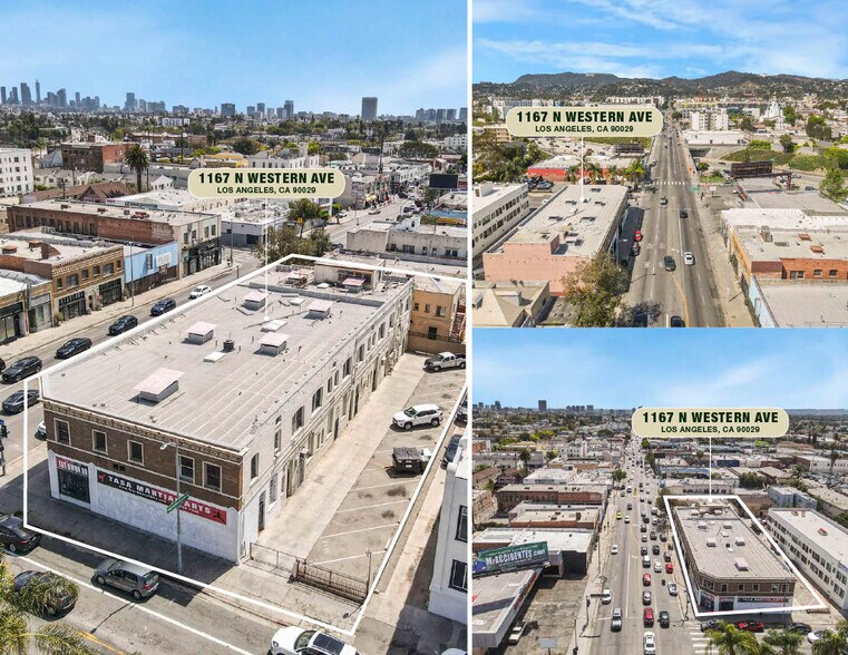 1167-1191 N Western Ave, Los Angeles, CA à louer - Aérien – Image 2 sur 6