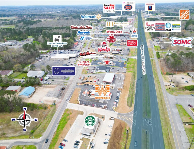 2951 Highway 78 E, Jasper, AL à vendre - Photo de l’immeuble – Image 2 sur 4