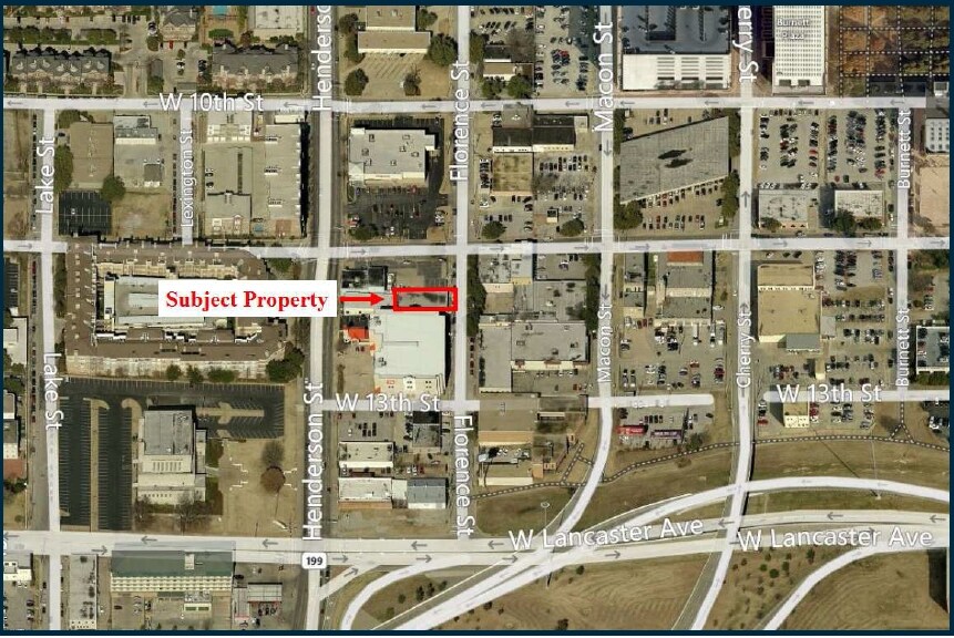 1012 Florence St, Fort Worth, TX à vendre - Aérien – Image 2 sur 11