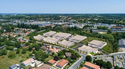 Carbon-Blanc, GIR - Vue aérienne  vue de carte