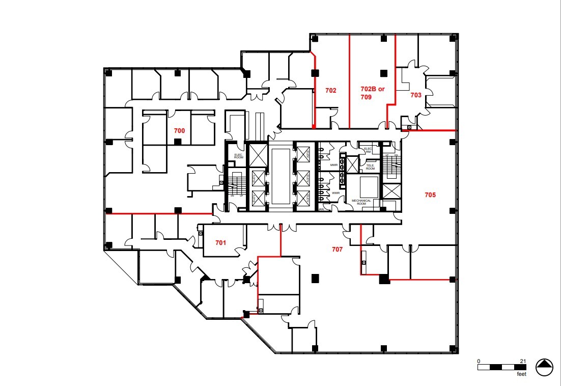 5255 Yonge St, Toronto, ON à louer Plan d’étage– Image 1 sur 1