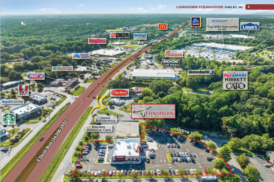1235 E Dixon Blvd, Shelby, NC à vendre - Photo de l’immeuble – Image 3 sur 5