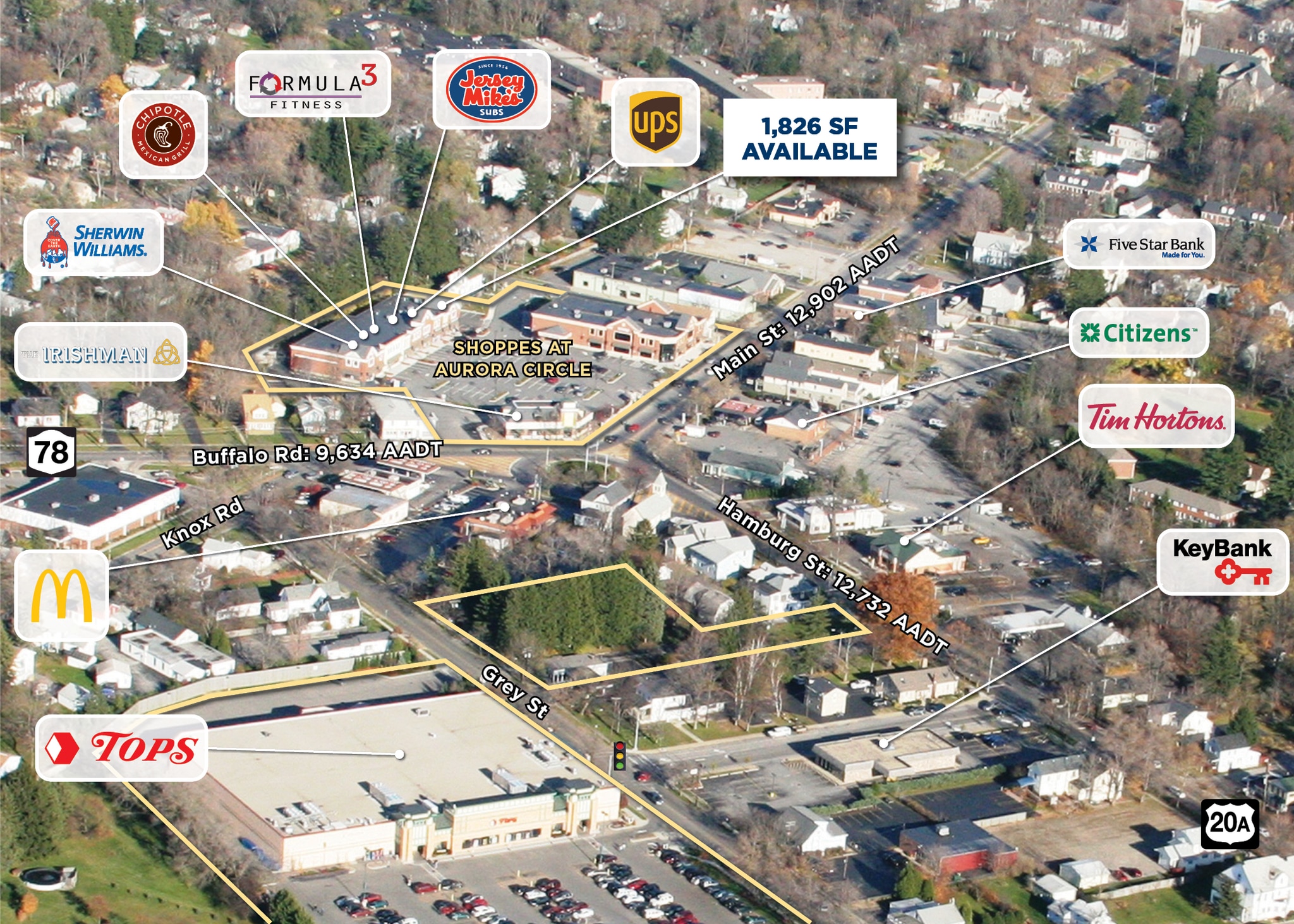 160-190 Main St, East Aurora, NY à louer Photo de l’immeuble– Image 1 sur 1