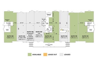 1 Housel Cir, Hillsborough, NJ à louer Plan d’étage– Image 2 sur 2