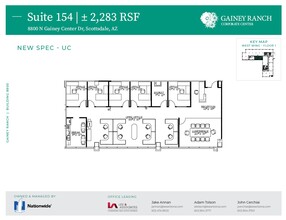 8800 N Gainey Center Dr, Scottsdale, AZ à louer Plan d’étage– Image 1 sur 1