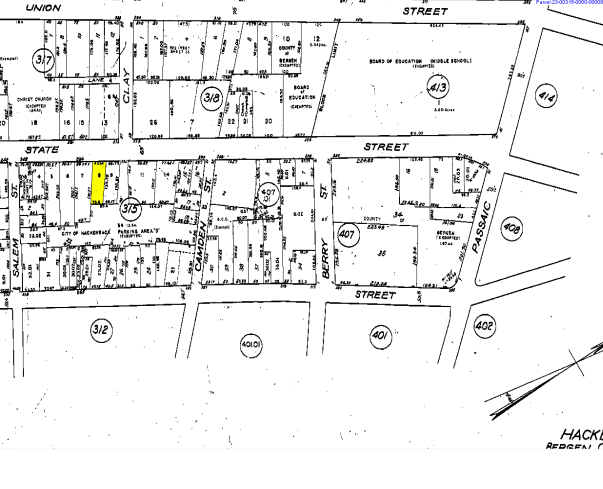 270 State St, Hackensack, NJ à louer - Plan cadastral – Image 2 sur 4