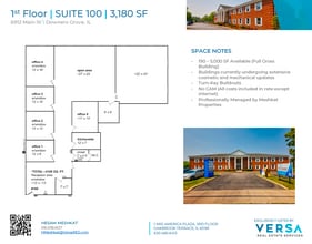 6912 Main St, Downers Grove, IL à louer Plan d’étage– Image 1 sur 1
