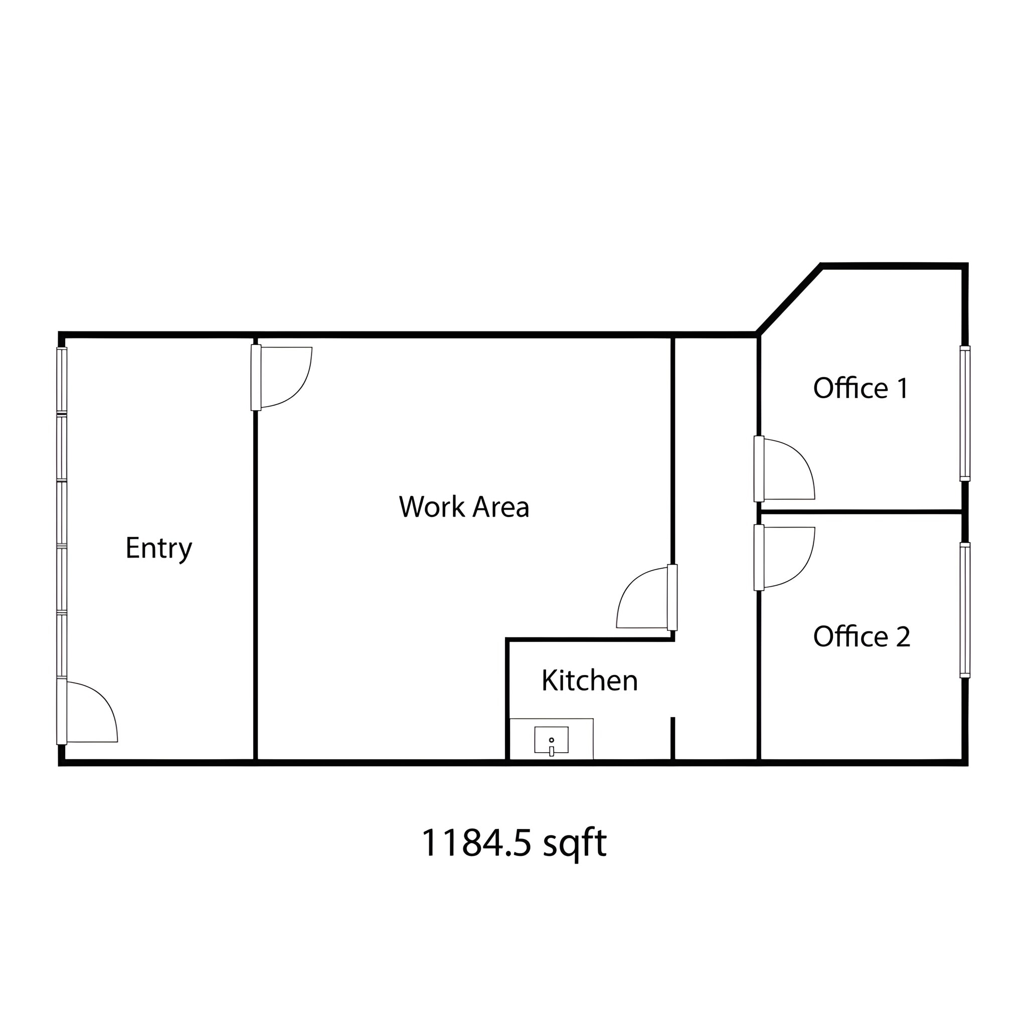 1475 S State College Blvd, Anaheim, CA à louer Plan d’étage– Image 1 sur 1