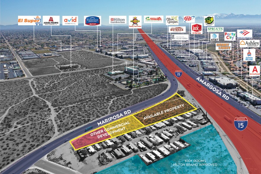 Mariposa Road and Locust Avenue, Victorville, CA à vendre - Aérien – Image 1 sur 6