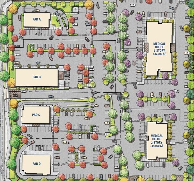 NW Corner of Cactus and Nason, Moreno Valley, CA à louer - Plan de site – Image 1 sur 9