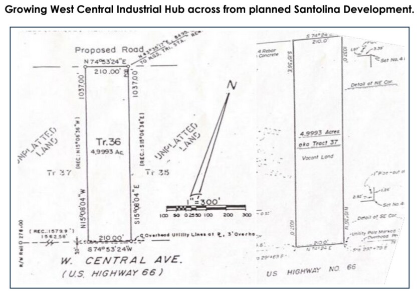 Central Avenue Northwest, Albuquerque, NM à louer - Plan cadastral – Image 3 sur 3