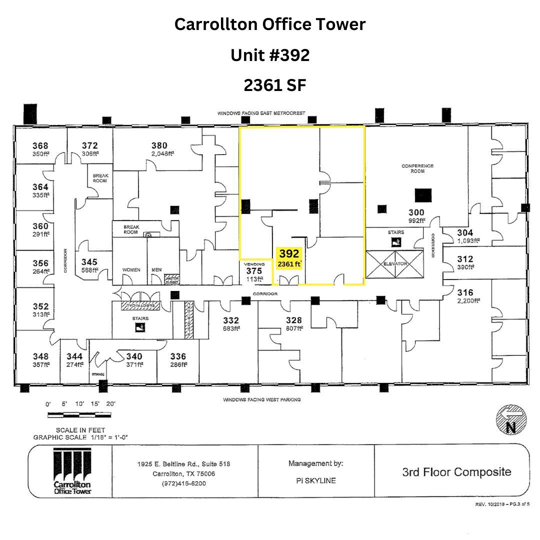 1925 E Belt Line Rd, Carrollton, TX à louer Plan d’étage– Image 1 sur 1