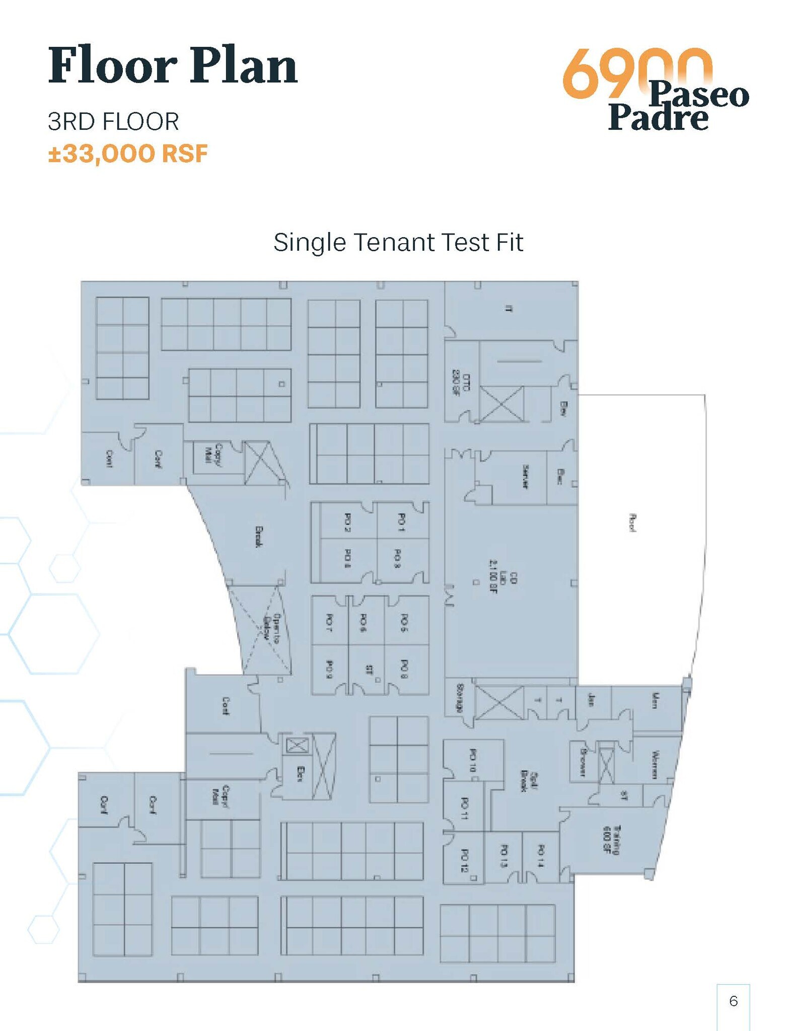 6900 Paseo Padre Pky, Fremont, CA à louer Plan d’étage– Image 1 sur 2