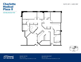 330 Billingsley Rd, Charlotte, NC à louer Plan d’étage– Image 1 sur 1