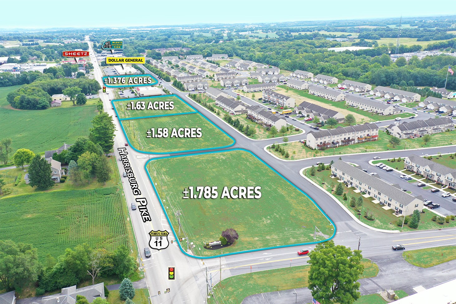 U.S. Route 11 Harrisburg Pike & Post Rd, Carlisle, PA à louer Photo principale– Image 1 sur 7