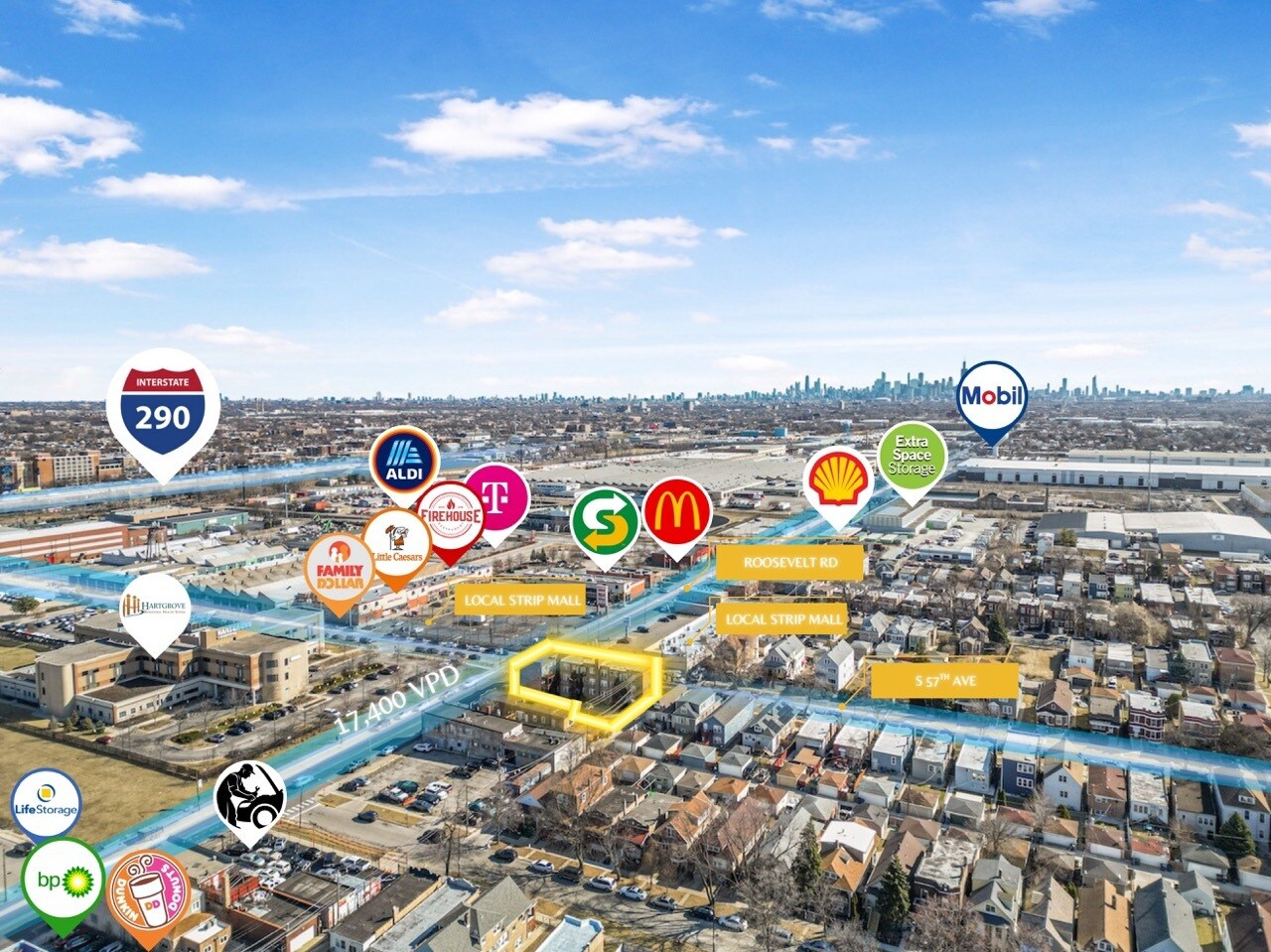 5701 W Roosevelt Rd, Cicero, IL à vendre Photo de l’immeuble– Image 1 sur 29