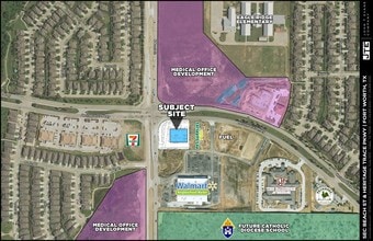 4500 Heritage Trace Pky, Fort Worth, TX - Vue aérienne vue de carte - Image1