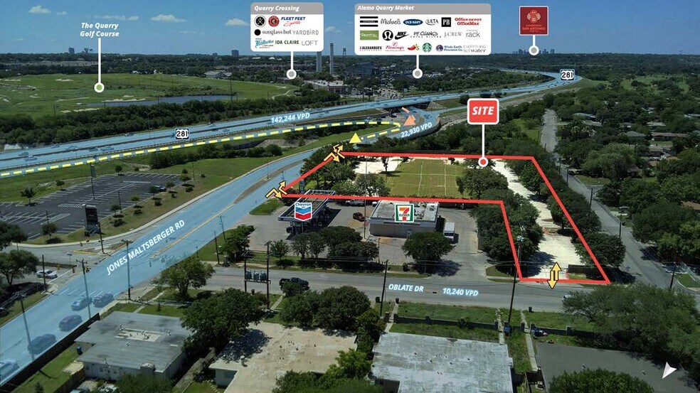 7615 Jones Maltsberger Rd, San Antonio, TX à louer - Photo principale – Image 1 sur 2