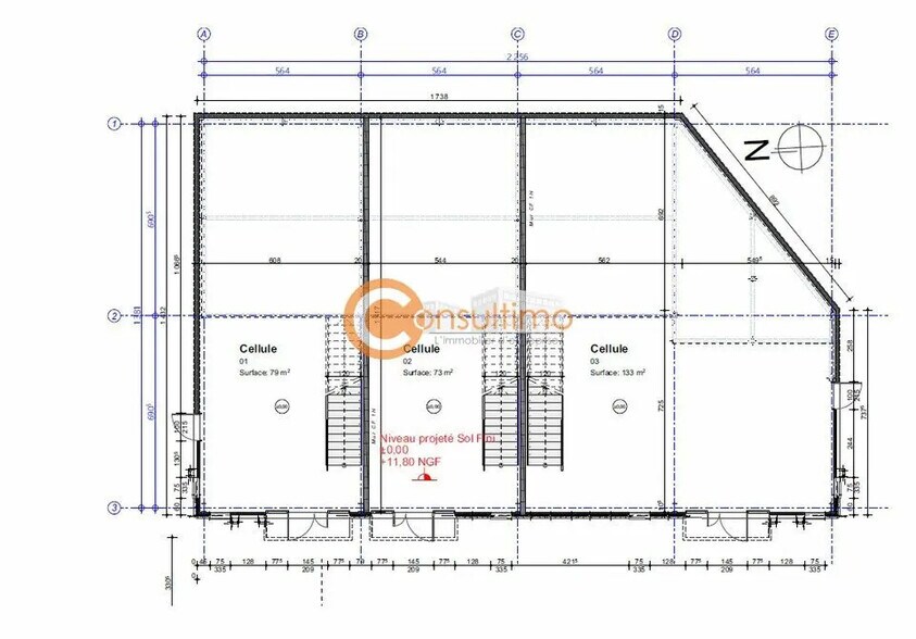 Local commercial dans Camblanes-et-Meynac à louer - Plan d’étage – Image 3 sur 3