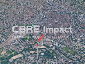 Dijon - VUE AÉRIENNE  vue de carte