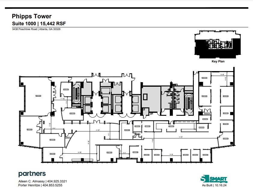 3438 Peachtree Rd NE, Atlanta, GA à louer Plan d’étage– Image 1 sur 1