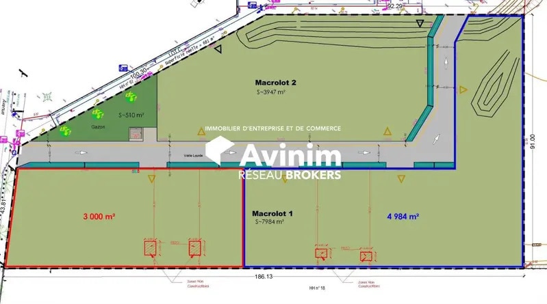 Terrain dans Blois à vendre - Plan de site – Image 2 sur 2