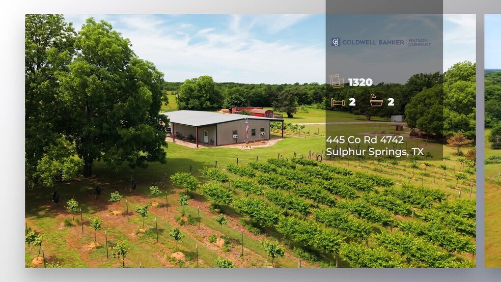 445 County Road 4742, Sulphur Springs, TX à vendre - Vidéo sur l’annonce professionnelle – Image 2 sur 19