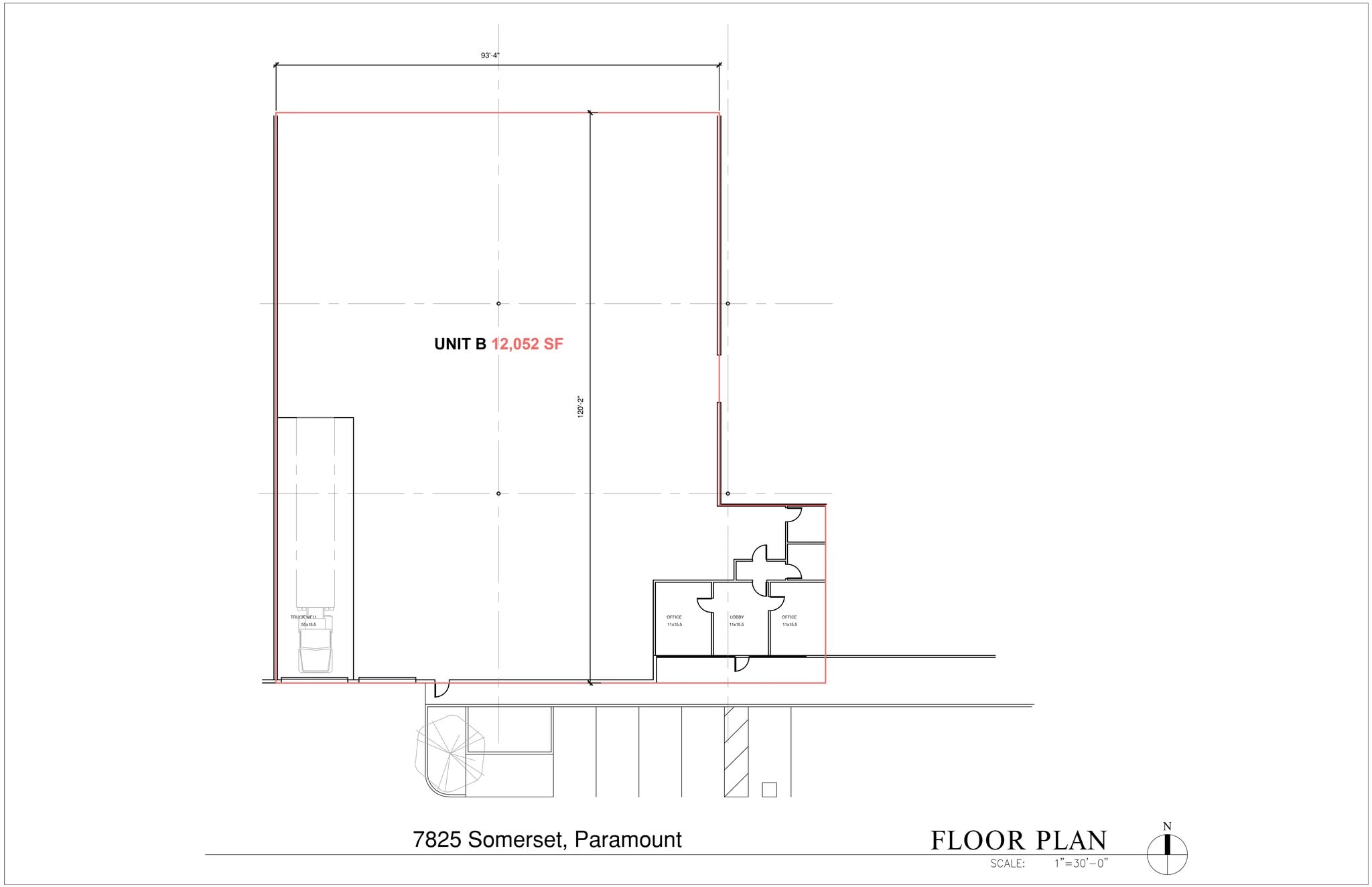 7825 Somerset Blvd, Paramount, CA à louer Plan de site– Image 1 sur 1