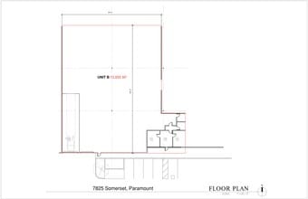 7825 Somerset Blvd, Paramount, CA à louer Plan de site– Image 1 sur 1