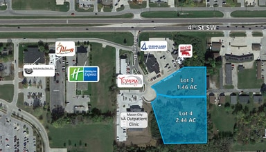 485 Tiffany Dr, Mason City, IA - VUE AÉRIENNE  vue de carte
