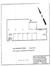 1370-1372 Mission St, San Francisco, CA à louer Plan d’étage– Image 1 sur 6