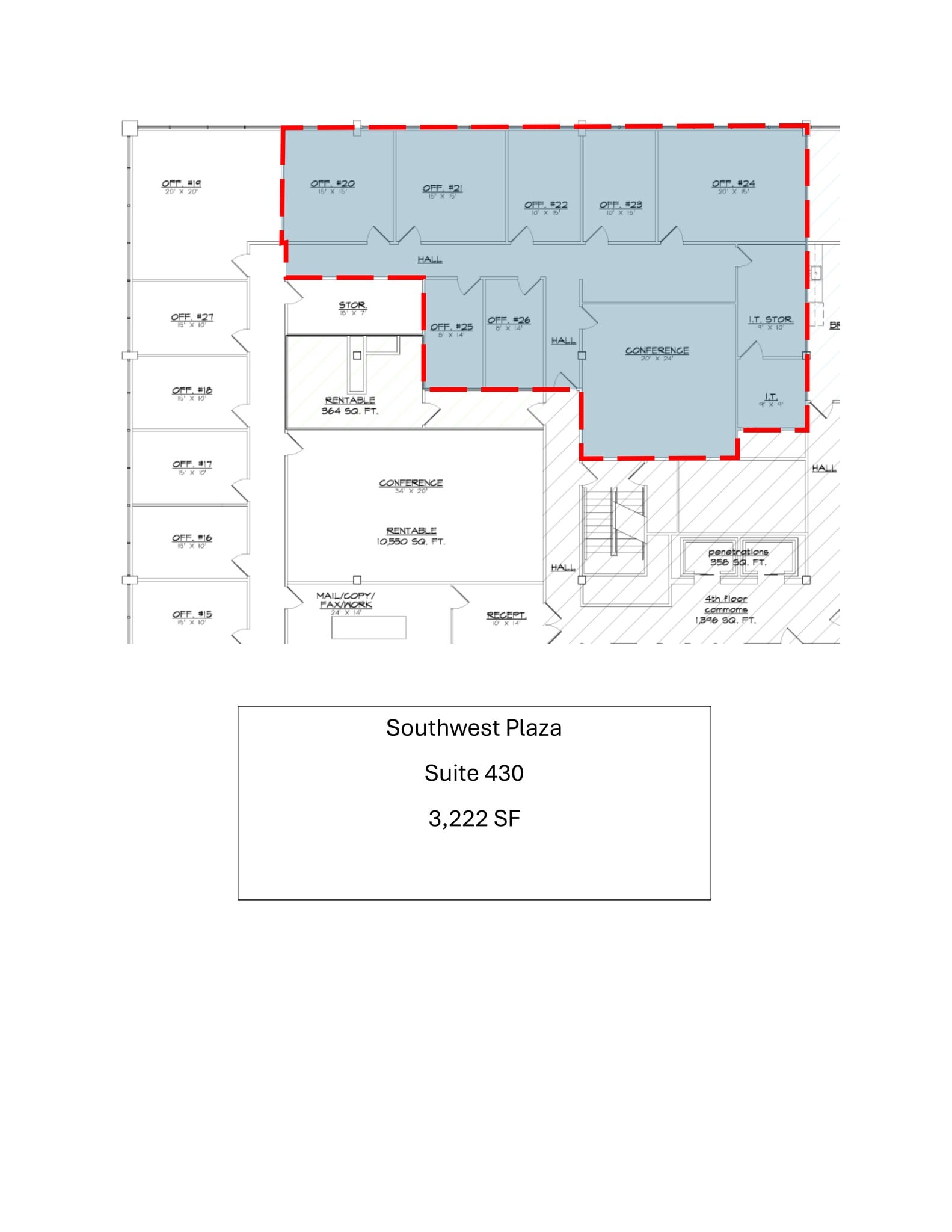 1031 Andrews Hwy, Midland, TX à louer Plan de site– Image 1 sur 1